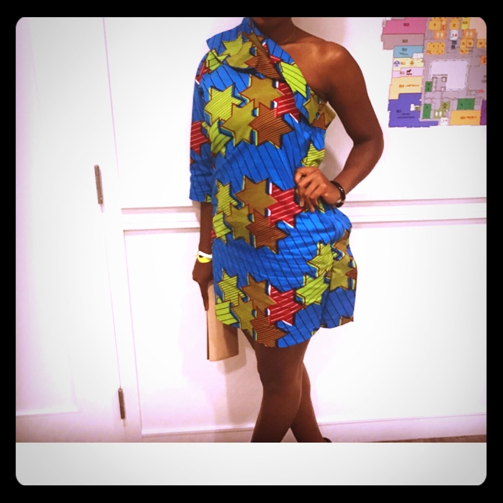 African print dress